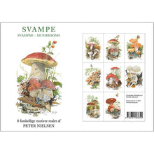 Load image into Gallery viewer, Mushrooms Stationery Folder with Set of 8 Note Cards
