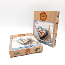 Load image into Gallery viewer, Embroidered Heart Felt Craft Mini Kit