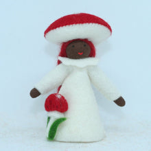 Load image into Gallery viewer, Toadstool Mother Fairy Felted Waldorf Doll