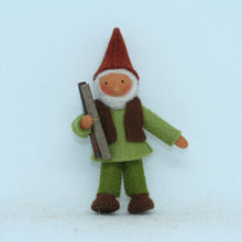 Load image into Gallery viewer, Woodsman Gnome Felted Waldorf Doll - Three Skin Tones