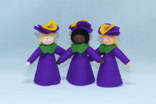 Load image into Gallery viewer, Pansy Fairy Felted Waldorf Doll - Two Skin Colors
