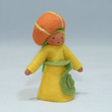 Load image into Gallery viewer, Pumpkin Fairy Felted Waldorf Doll - two skin tones
