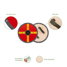 Load image into Gallery viewer, Wooden Sword and Round Shield Set