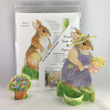 Load image into Gallery viewer, Lou-Lou Rabbit Paper Doll Kit