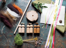 Load image into Gallery viewer, Maypole and Dancers Craft Kit
