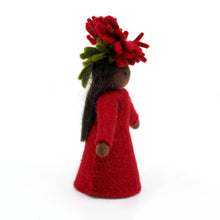 Load image into Gallery viewer, Chrysanthemum Fairy Felted Waldorf Doll
