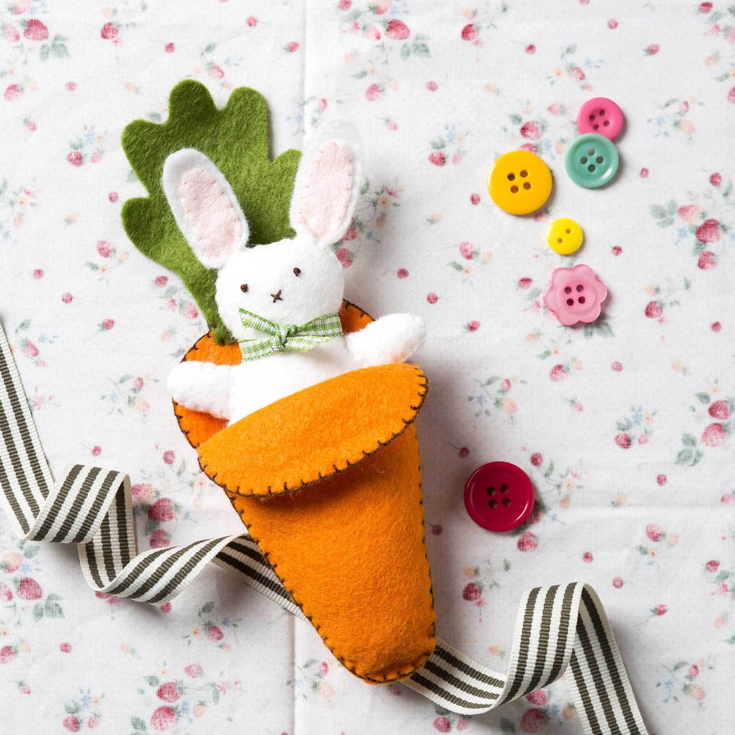 Bunny in Carrot Felt Craft Kit