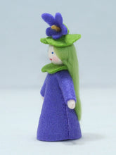 Load image into Gallery viewer, Sweet Violet Fairy Felted Waldorf Doll - Two Skin Colors
