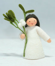 Load image into Gallery viewer, Mistletoe Fairy Felted Waldorf Doll - Four Skin Colors