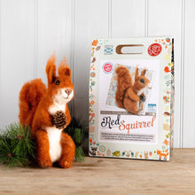 Load image into Gallery viewer, Red Squirrel Needle Felting Kit