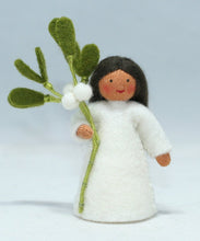 Load image into Gallery viewer, Mistletoe Fairy Felted Waldorf Doll - Four Skin Colors