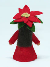 Load image into Gallery viewer, Poinsettia Fairy Felted Waldorf Doll - Two Skin Colors
