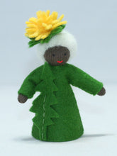 Load image into Gallery viewer, Dandelion Fairy Felted Waldorf Doll - Three Skin Colors