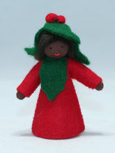 Load image into Gallery viewer, Holly Berry Prince Felted Waldorf Doll - Three Skin Tones
