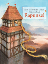 Load image into Gallery viewer, <i>Rapunzel</i> by the Brothers Grimm, illustr. by Maja Dusikova