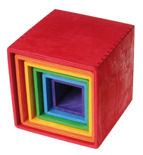 Load image into Gallery viewer, Grimm's Large Nesting Rainbow Boxes