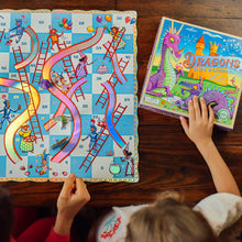 Load image into Gallery viewer, Dragons Slips and Ladder Board Game