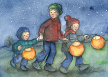 Load image into Gallery viewer, Set of 12 Postcards for Each Month of the Year by Sanne Dufft