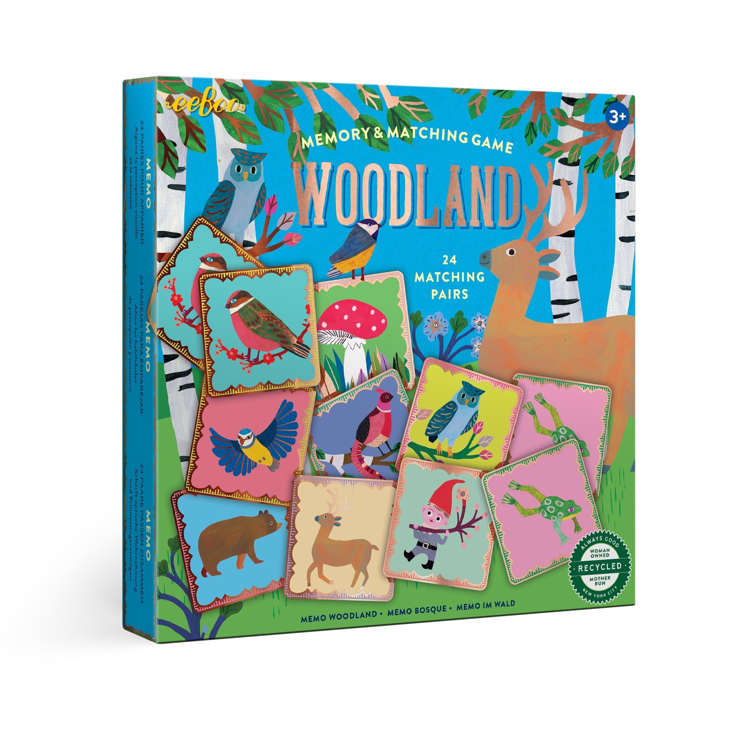Woodland Memory & Matching Game A Toy Garden
