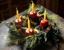 Load image into Gallery viewer, Make-It-Yourself Advent Apple Wreath Kit