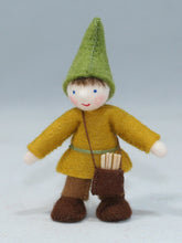 Load image into Gallery viewer, Little Brother Gnome Felted Waldorf Doll - Three Skin Tones