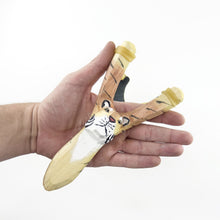 Load image into Gallery viewer, Tiger Wooden Slingshot