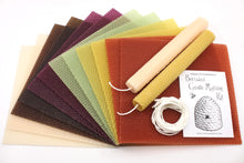 Load image into Gallery viewer, Earth Colors Beeswax Candle Making Kit
