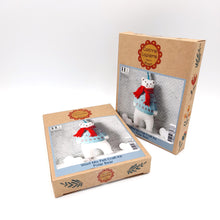 Load image into Gallery viewer, Polar Bear Felt Craft Kit