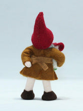 Load image into Gallery viewer, Woodland Gnome Woman Felted Waldorf Doll - Three Skin Tones
