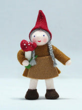 Load image into Gallery viewer, Woodland Gnome Woman Felted Waldorf Doll - Three Skin Tones