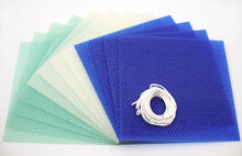 Load image into Gallery viewer, Hanukkah Colors Beeswax Candle Making Kit