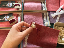 Load image into Gallery viewer, Wee Felt Vintage Valentine Pocket Complete Sewing Kit