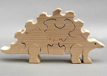 Load image into Gallery viewer, Wooden Stegosaurus Puzzle