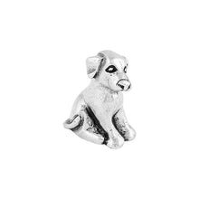 Load image into Gallery viewer, Pewter Dog Netsuke
