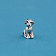Load image into Gallery viewer, Pewter Dog Netsuke