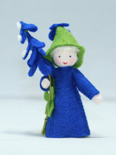 Load image into Gallery viewer, Bluebonnet Fairy Felted Waldorf Doll
