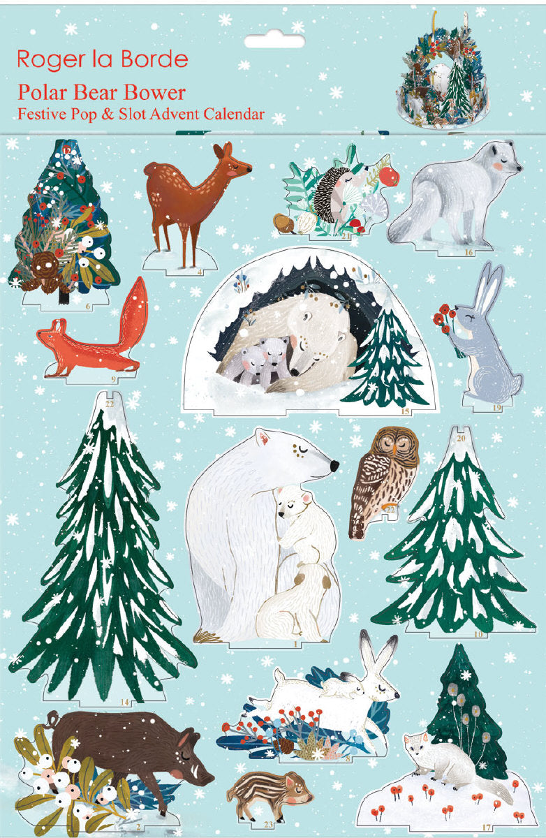 Polar Bear Bower 3-Dimensional Advent Calendar