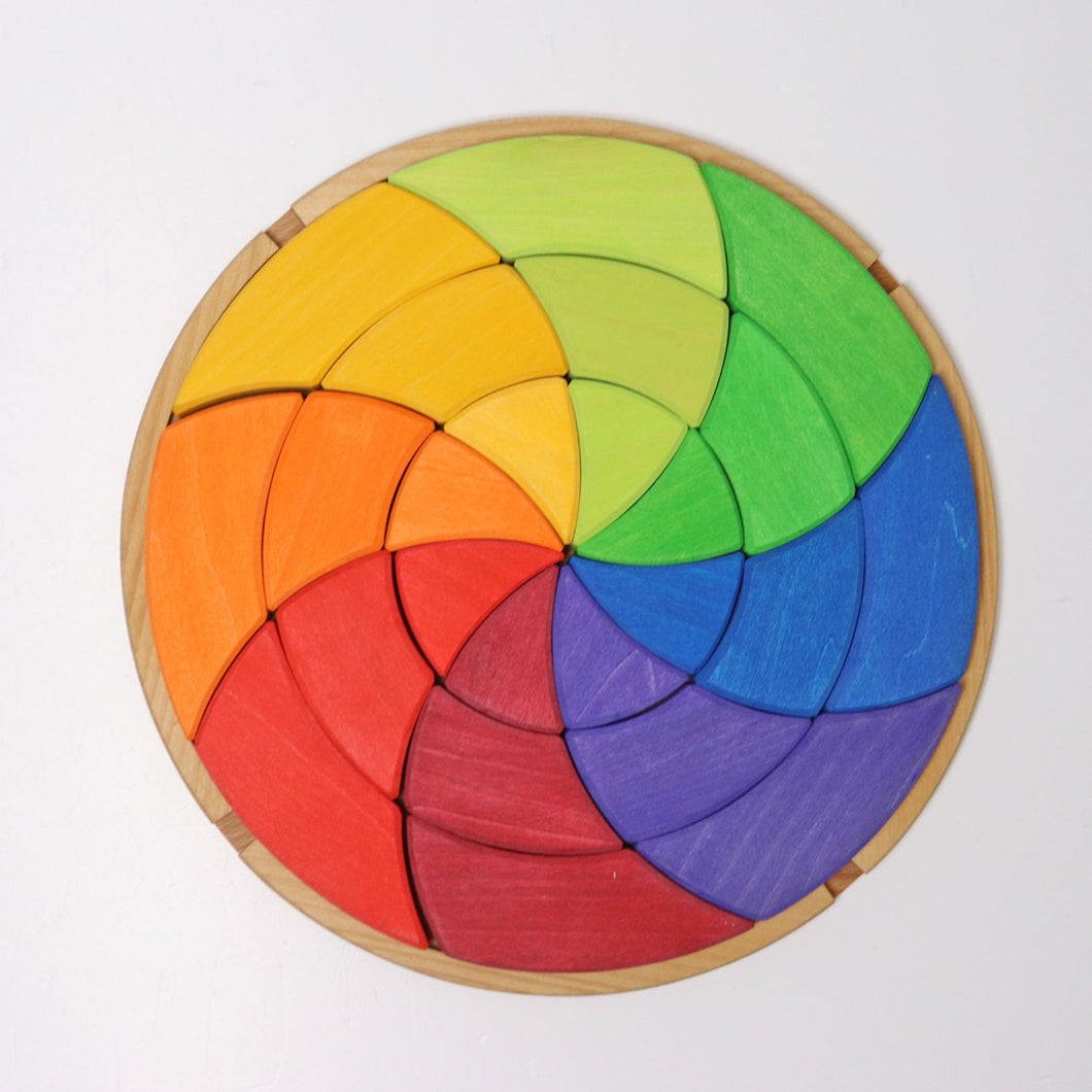 Grimm's Large Geometric Color Circle Puzzle