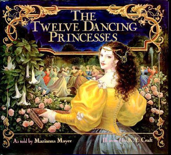 <i>The Twelve Dancing Princesses</i> by Marianna Mayer, illustrated by Kinuko Craft