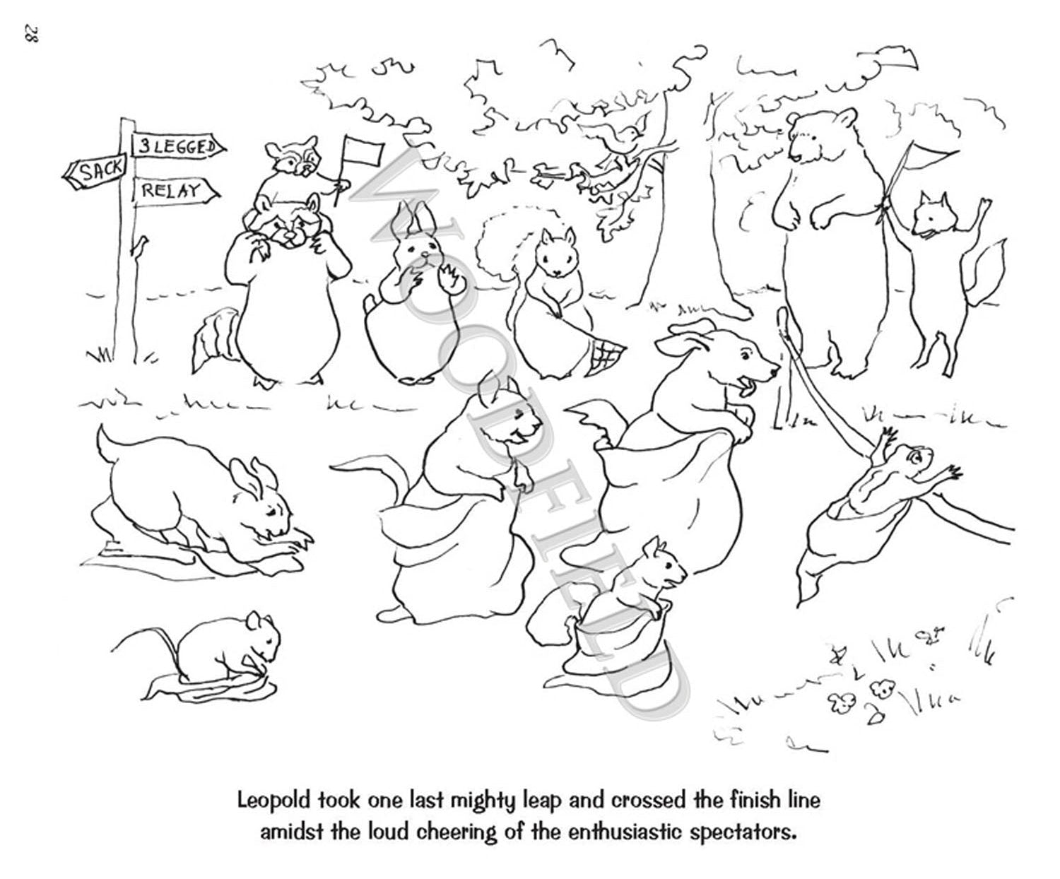 Tales from Woodfield Coloring Book