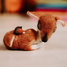 Load image into Gallery viewer, Sleepy Fawn Needle Felting Kit
