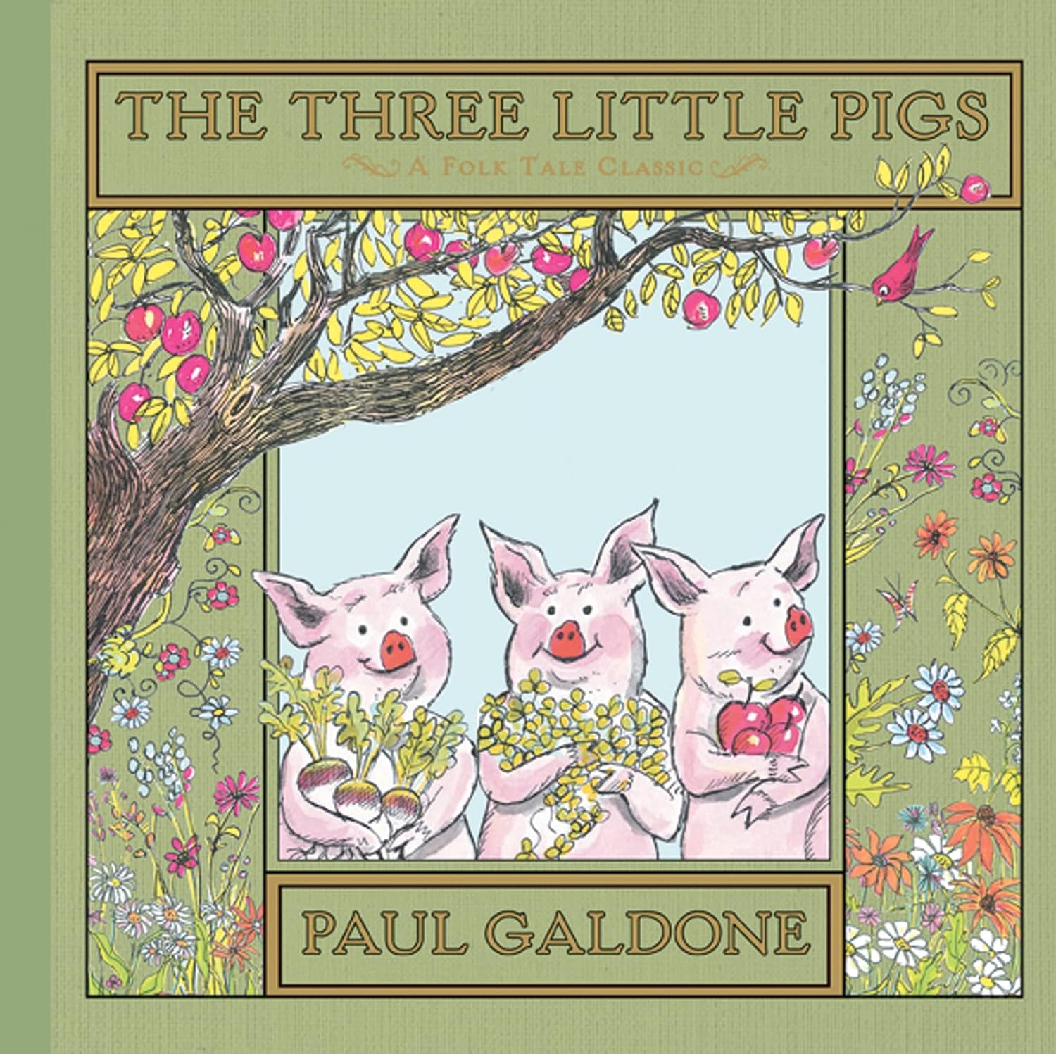<i>The Three Little Pigs</i> by Paul Galdone