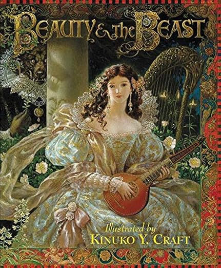 <i>Beauty and the Beast</i> by Mahlon Craft, illustrated by Kinuko Craft
