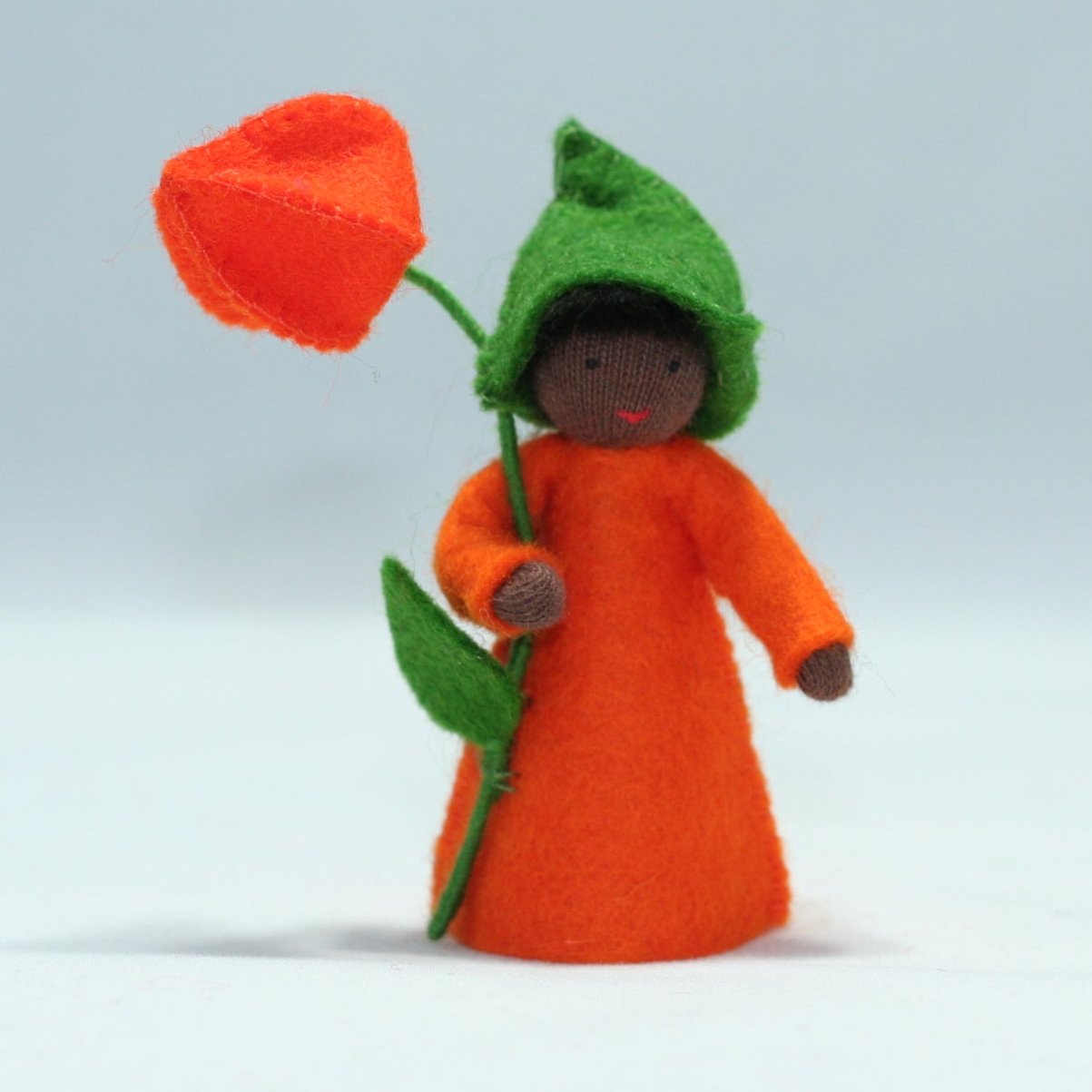 Japanese Lantern Prince Felted Waldorf Doll