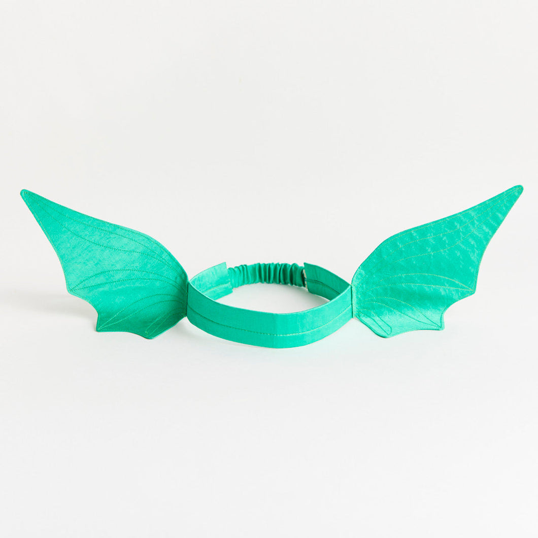 Silk Dragon Ears Headband - Red or Green