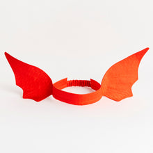 Load image into Gallery viewer, Silk Dragon Ears Headband - Red or Green
