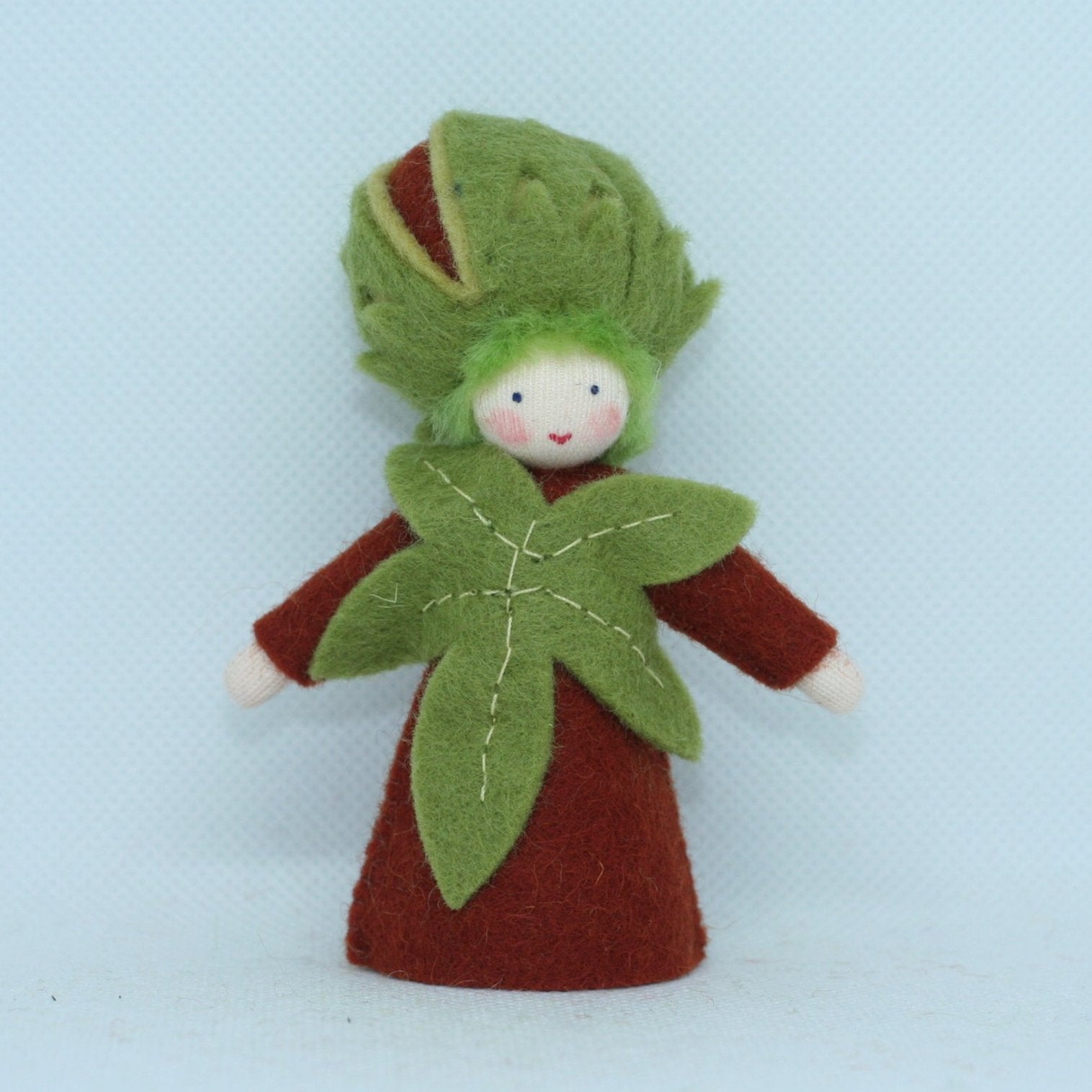 Chestnut Prince Felted Waldorf Doll - Two Skin Tones