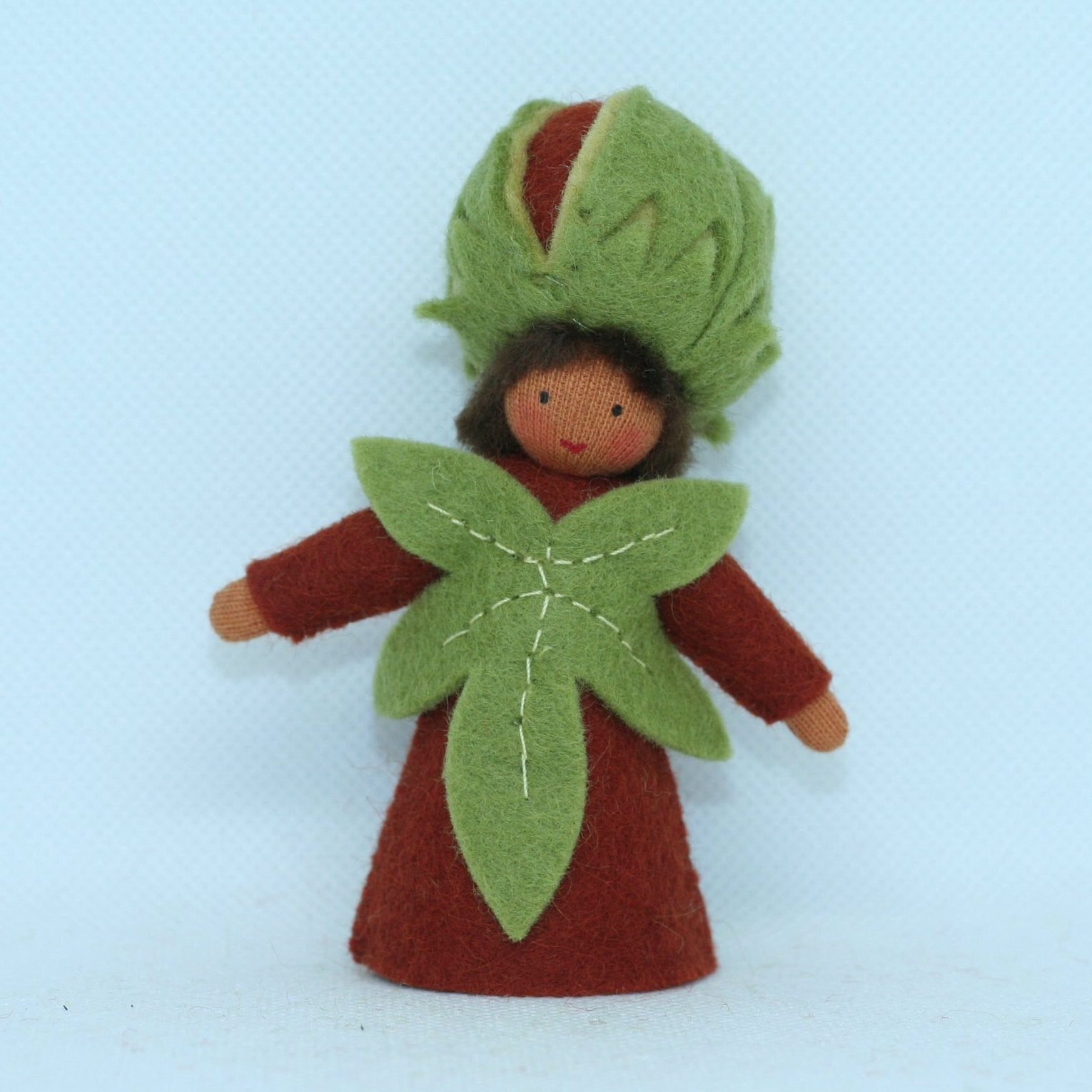 Chestnut Prince Felted Waldorf Doll - Two Skin Tones