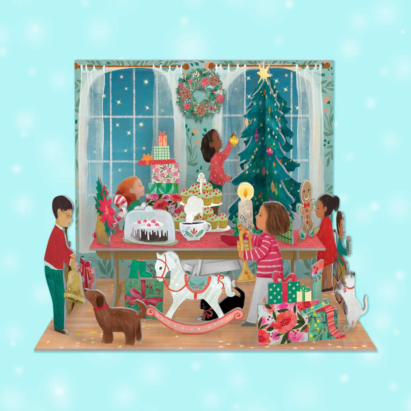 A Christmas Party 3-Dimensional Advent Calendar