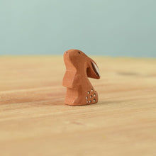 Load image into Gallery viewer, Wooden Curious Baby Rabbit
